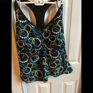 Racer Back Tankini Top
